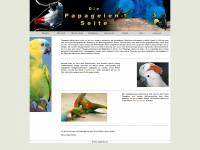die-papageien-seite.de Webseite Vorschau