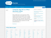 html5doctor.com Webseite Vorschau