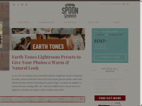 spoongraphics.co.uk Webseite Vorschau