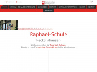 raphael-schule.de Webseite Vorschau