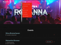 rosanna-live.de Webseite Vorschau