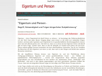 eigentum-und-person.de Webseite Vorschau