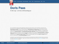 dorispaas.de Webseite Vorschau