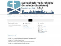 baptisten-frankfurt.de Webseite Vorschau