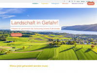 landschaftsinitiative.ch Webseite Vorschau