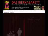 bierkabarett.at Webseite Vorschau