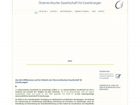 oeges.or.at Webseite Vorschau