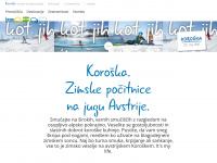 koroska.info Webseite Vorschau