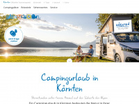 camping.at Webseite Vorschau