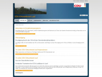 cdu-lauf.de Webseite Vorschau