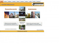 gewerbeverein-adelsheim.de Webseite Vorschau
