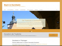 bach-in-dornheim.de Webseite Vorschau