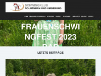 schwingklub-solothurn.ch Webseite Vorschau