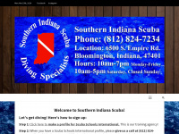southernindianascuba.com Webseite Vorschau