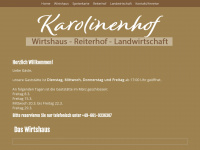 karolinenhof-kuenzell.de Webseite Vorschau