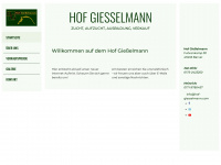 hof-giesselmann.com Webseite Vorschau