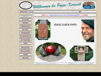 poppe-keramik.de Webseite Vorschau