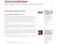 schulhausroman.ch Webseite Vorschau