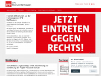 spd-dahlhausen.de Webseite Vorschau