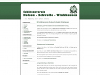 schuetzen-holsen.de Webseite Vorschau