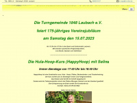 tg1848-laubach.de Webseite Vorschau