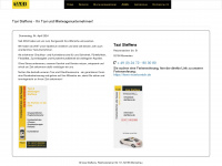 taxi-steffens.de Webseite Vorschau