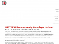 shotokan-braunschweig.de Webseite Vorschau