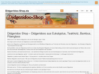 didgeridoo-shop.de Webseite Vorschau