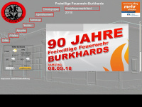 feuerwehr-burkhards.de Webseite Vorschau