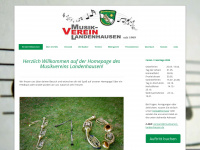 musikverein-landenhausen.de Webseite Vorschau