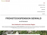 pension-seiwald.com Webseite Vorschau