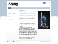 skierg.fr Webseite Vorschau