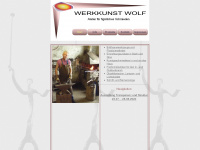 werkkunstwolf.de Webseite Vorschau