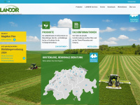 landor.ch Webseite Vorschau