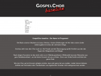 gospelchor-baseline.de Webseite Vorschau