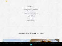 sternentrub.ch Webseite Vorschau