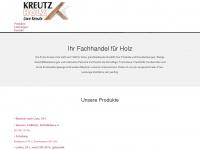 kreutz-holz.de Webseite Vorschau