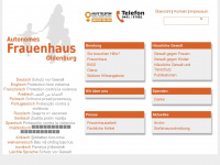 frauenhaus-oldenburg.de Webseite Vorschau