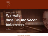 rechtsanwalt-reinke.de Webseite Vorschau