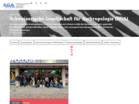anthropologie.ch Webseite Vorschau