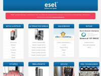 esel.cz Webseite Vorschau