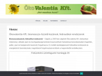 okovalentia.hu Webseite Vorschau