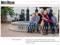 drewbrees.com Webseite Vorschau