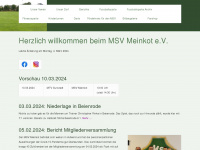 msv-meinkot.de Webseite Vorschau