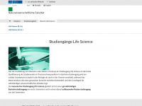 life-science.uni-hannover.de Webseite Vorschau