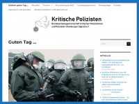 kritische-polizisten.de Webseite Vorschau