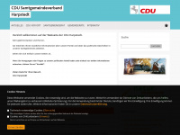 cdu-harpstedt.de Webseite Vorschau