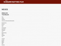 schramm-matthes-film.de Webseite Vorschau