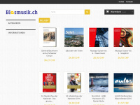 blasmusik.ch Webseite Vorschau