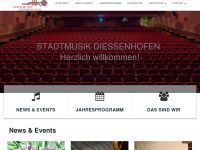 stadtmusikdiessenhofen.ch Webseite Vorschau